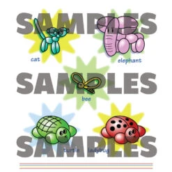 Colorful Restaurant Syle Balloon Menu - Animals -Snazaroo Shop l1186 c 3c11ef3d b5b6 4fed 991a 4b99cddc2429