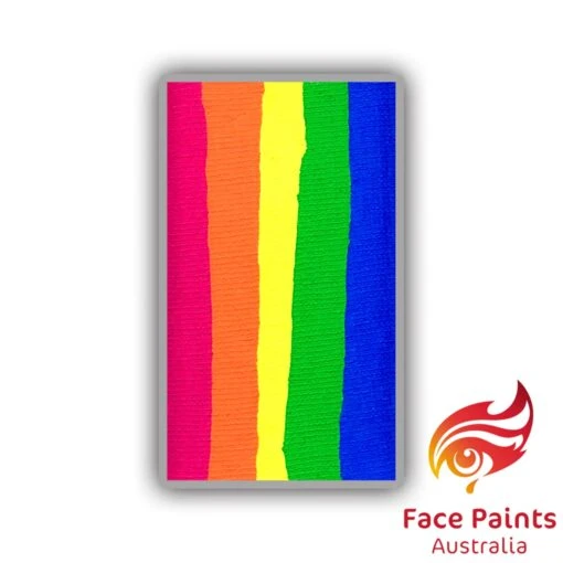 Face Paint Australia Brush Combo Split Cake - Persimmon UV (28 Gm)