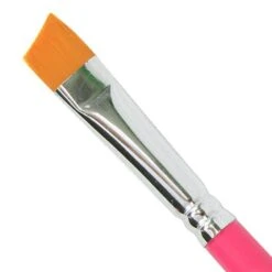 Silly Farm Paint Pal Brush - Romantic Rose - Angle 1/2"