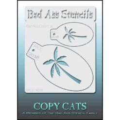 Bad Ass Copy Cat Stencils - Palm Tree (9038)