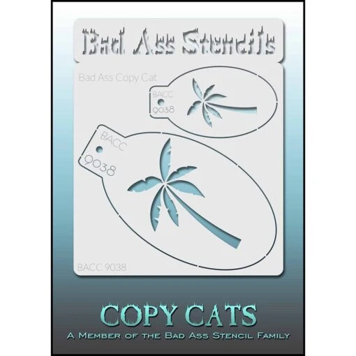 Bad Ass Copy Cat Stencils - Palm Tree (9038)