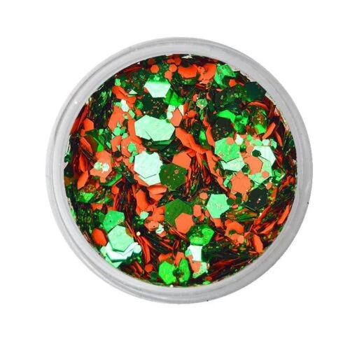 VIVID Gleam Glitter Cream - Triumphant - Orange & Green