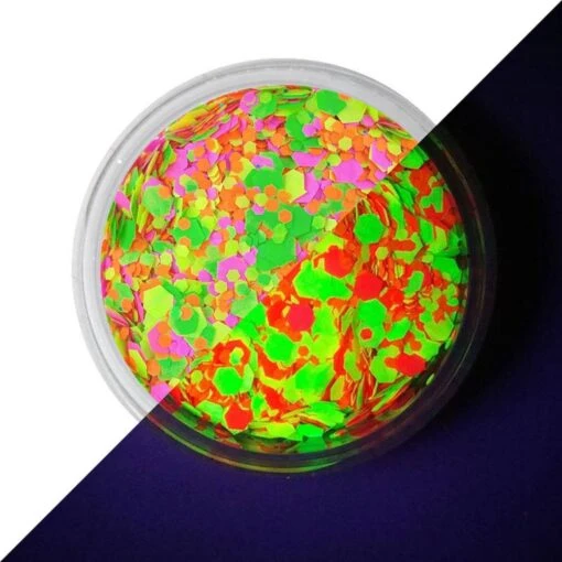 VIVID Glitter Loose Chunky UV Glitter - Ignite