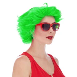 West Bay Fun Flip Clown Wig - Green