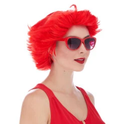 West Bay Fun Flip Clown Wig - Red